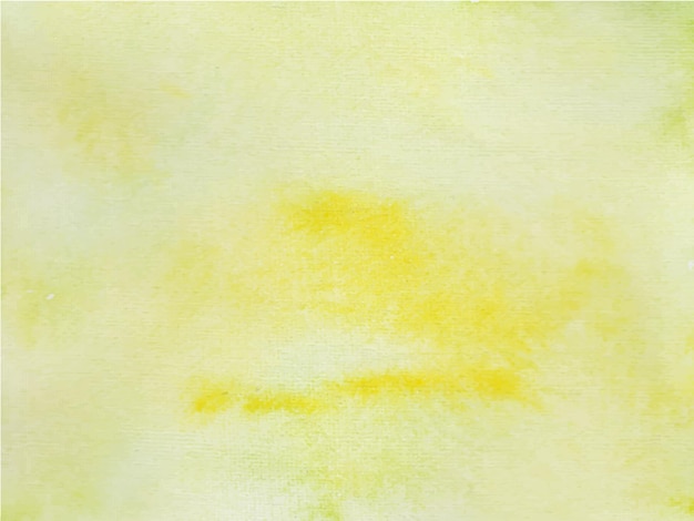 Abstract yellow watercolor background. It is a hand drawn.