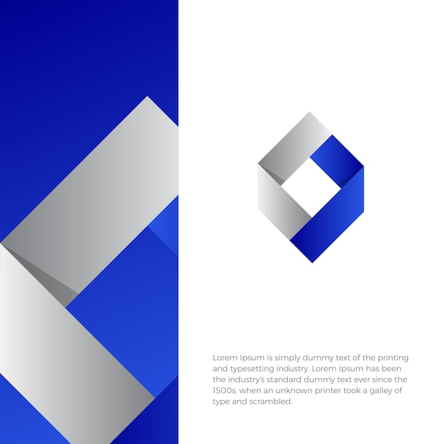 Abstract zakelijk logo-ontwerp