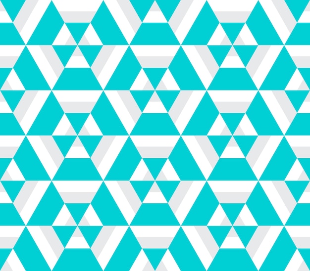 Abstract zeshoek geometrisch naadloos patroon. Mozaïek achtergrond.