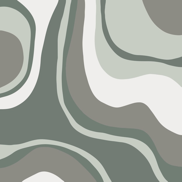 Abstracte aarde toon achtergrond groene vloeibare marmeren textuur inkt schilderij patroon platte vector