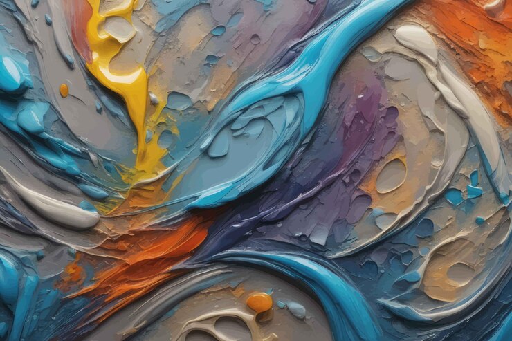 Vector abstracte achtergrond acrylverf hedendaagse kunstabstracte achtergrond acrylverf contempor