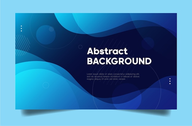 Abstracte achtergrond banner blauwe kleur vector