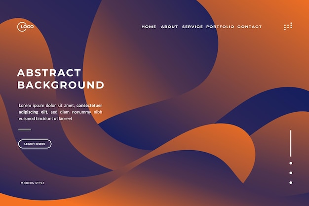 Abstracte Achtergrond Dynamische Golf Kleurrijk wordt gebruikt voor website UI UX creativiteit en levendigheid