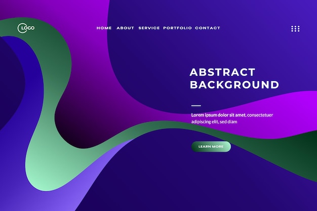 Abstracte Achtergrond Dynamische Golf Kleurrijk wordt gebruikt voor website UI UX creativiteit en levendigheid