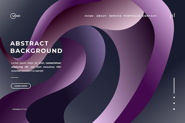 Vector abstracte achtergrond dynamische golf kleurrijk wordt gebruikt voor website ui ux creativiteit en levendigheid