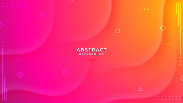 Abstracte achtergrond dynamische vormdecoratie