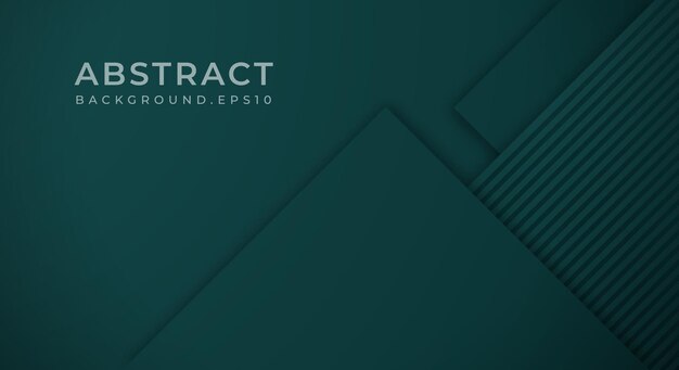 Abstracte achtergrond getextureerd met donkergroene papierlagen voor decoratieve weblay-out Posterbanner