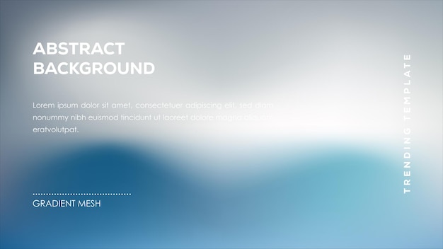 Abstracte achtergrond Gradiënt mesh Trending Template Design