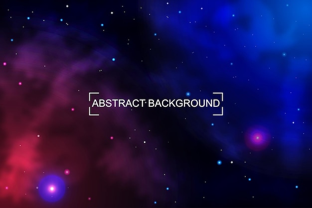 Abstracte achtergrond in de ruimte