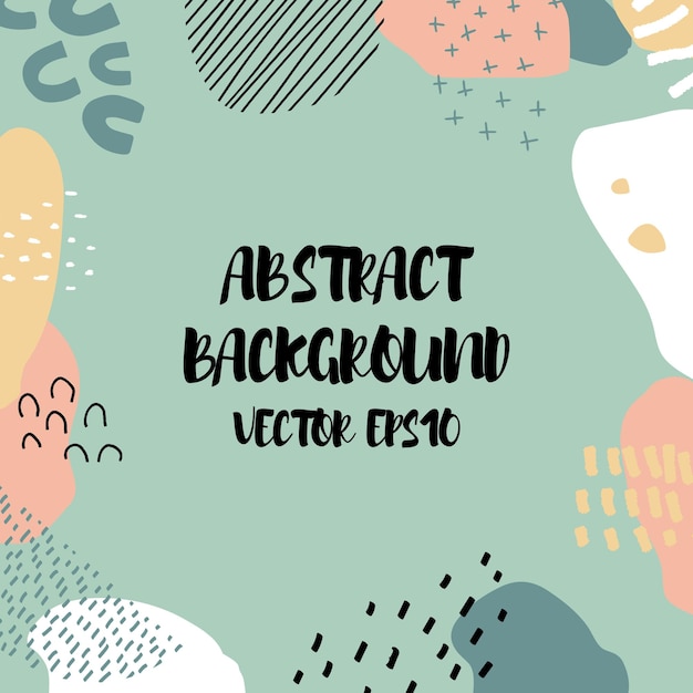 Abstracte achtergrond in trendy stijl met botanische en geometrische elementen, texturen. Natuurlijk aards