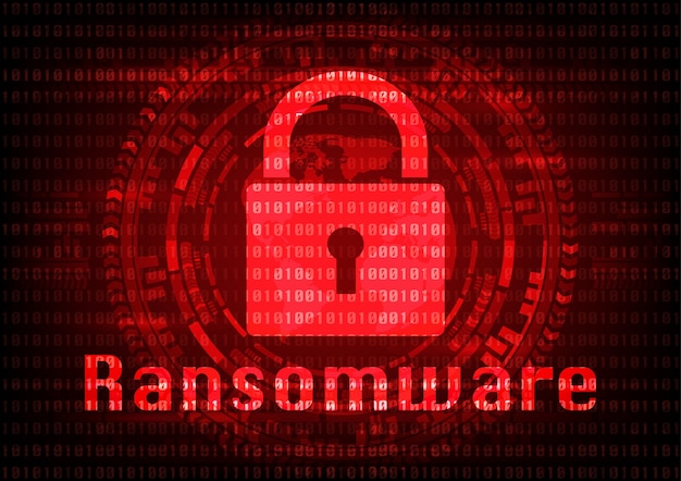 Abstracte achtergrond Malware Ransomware-virus