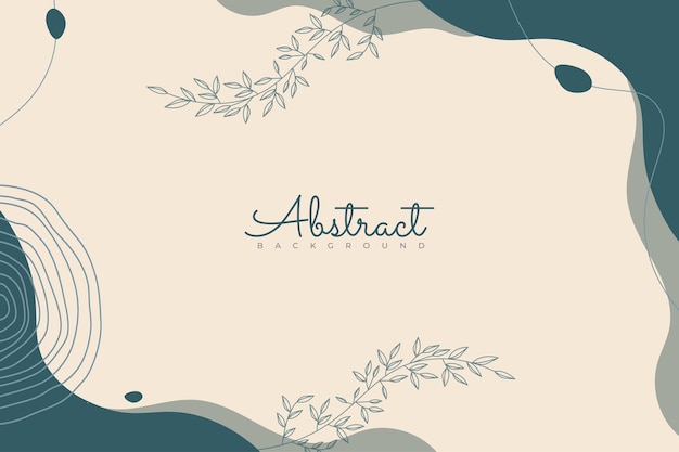 Abstracte achtergrond met bladeren