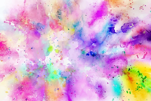 Abstracte achtergrond met een kleurrijk aquarel splatter ontwerp