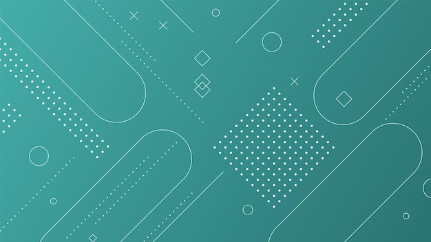 Abstracte achtergrond met elementen van lijnen, punten en geometrische vormen