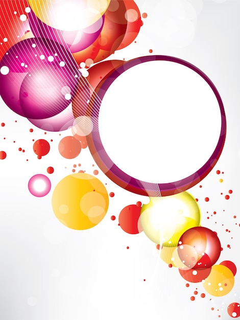 Abstracte achtergrond met gekleurde elementen Abstract vectorillustratie met achtergrond