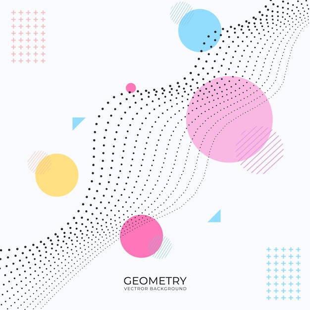 Abstracte achtergrond met geometrische vormen