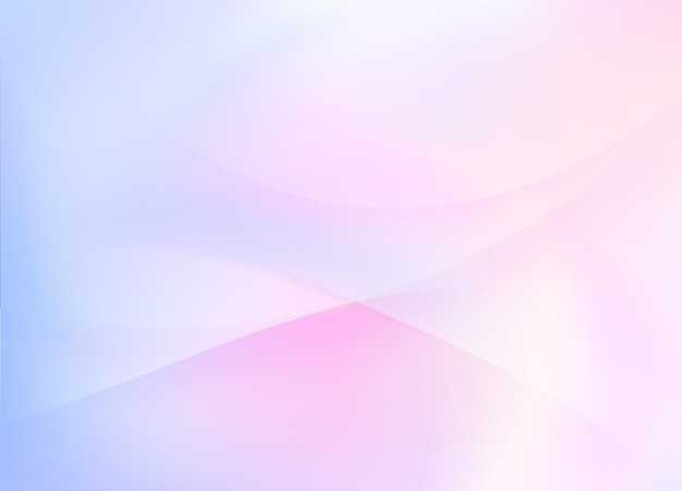 abstracte achtergrond met gladde lijnen in pastelroze en blauwe kleuren