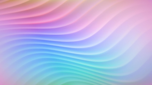 Abstracte achtergrond met golvende lijnen in verschillende gradiëntkleuren