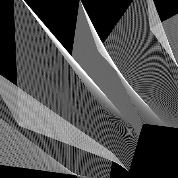 Abstracte achtergrond met gradiëntcontrast met geometrische vormen