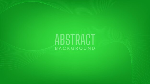 Abstracte achtergrond met groene golfgradiënt