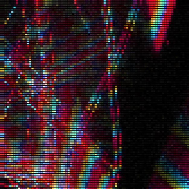 Abstracte achtergrond met het willekeurige effect van pixelglitching, vervormingstextuur