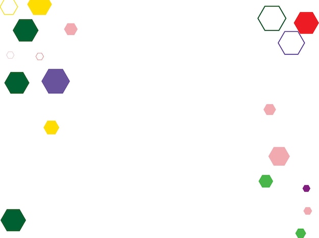 Abstracte achtergrond met kleurrijke hexagonxA