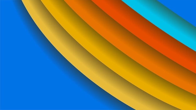 Abstracte achtergrond met kleurrijke vormen golven lijnen cirkels en patroon