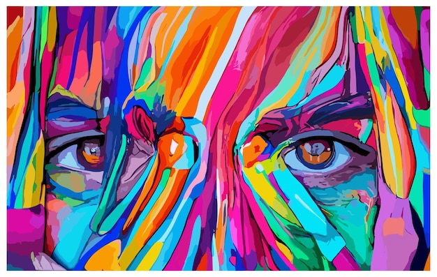Abstracte achtergrond met kleurrijke wervelingen Vectorillustratie Eps 10