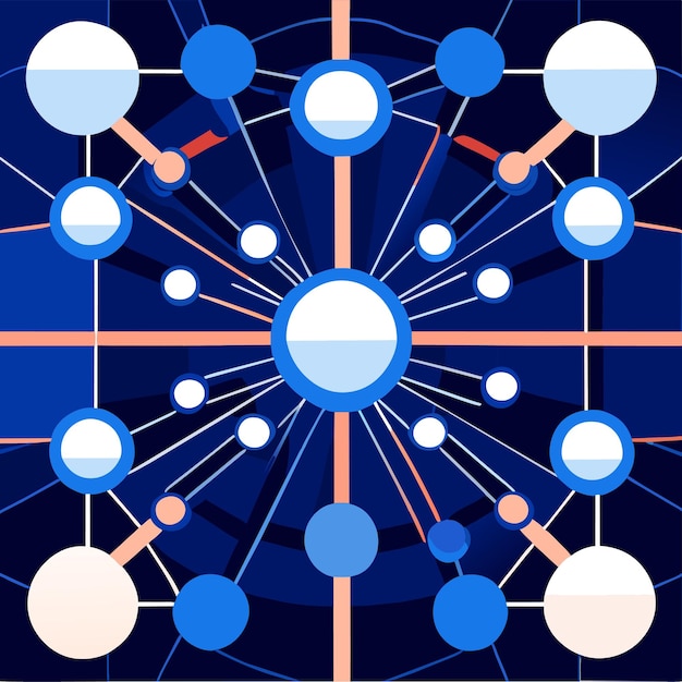 Abstracte achtergrond met laag polyontwerp met verbindende punten