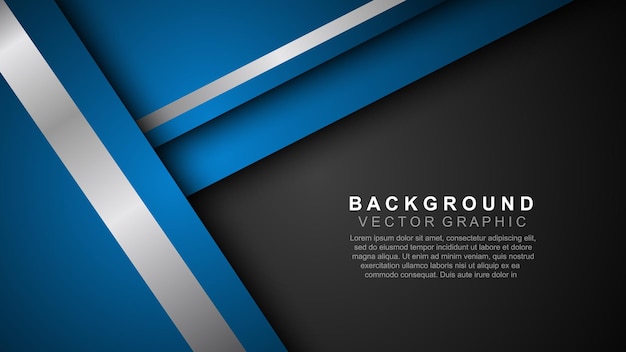 abstracte achtergrond met lijnen en schaduwen overlappende lagen geometrische vormen Banner sjabloon
