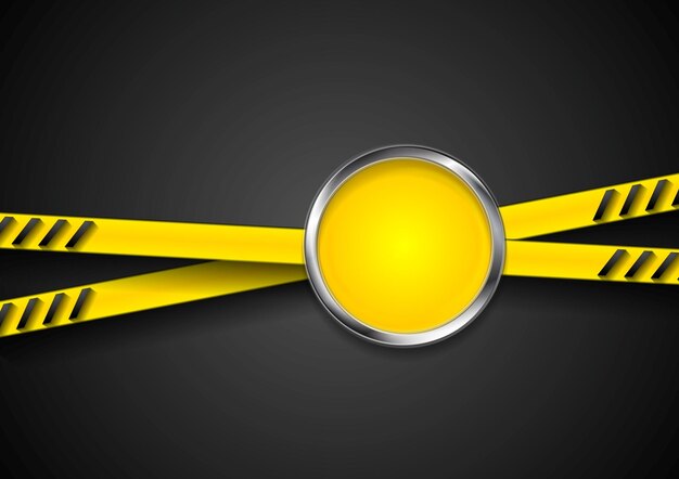 Vector abstracte achtergrond met metalen cirkel