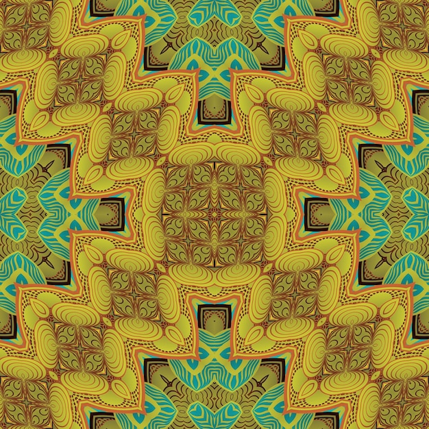 Abstracte achtergrond met naadloze getextureerde groenbruine en goudgele kleuren