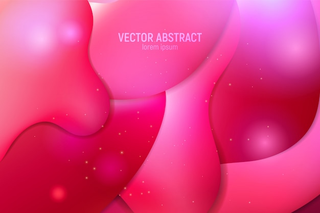 abstracte achtergrond met Plastic Pink wave motion flow