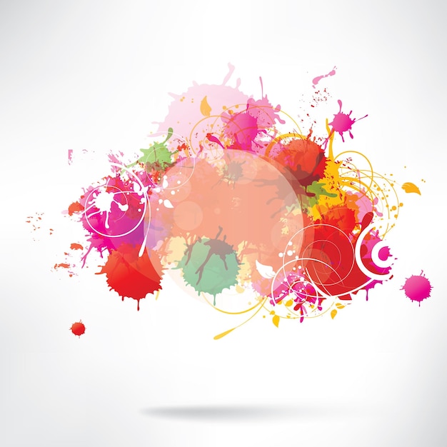 Abstracte achtergrond met plons