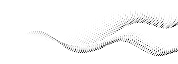 Abstracte achtergrond met stromende deeltjes