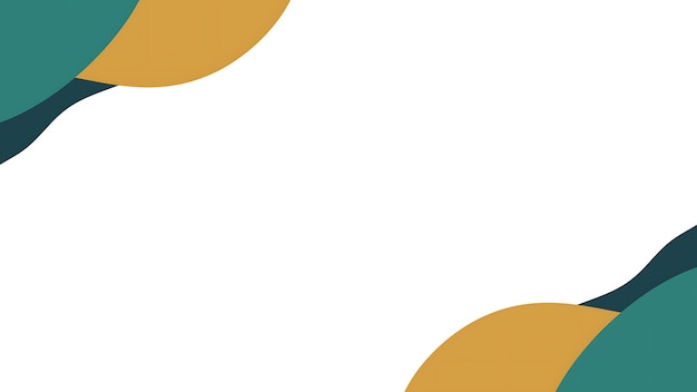 Abstracte achtergrond met teal en gouden golven