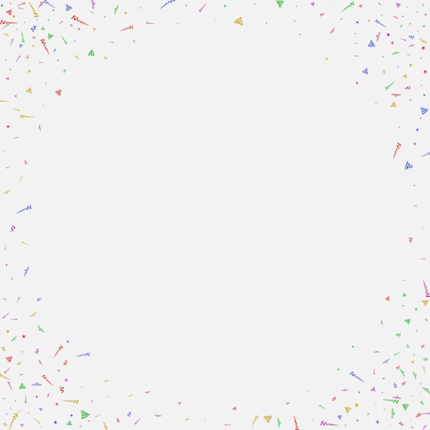 Abstracte achtergrond met veel vallende kleine confetti stukjes. vector achtergrond