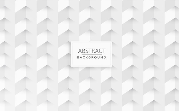 Abstracte achtergrond met witte vormen Witte en grijze textuur Vectorillustratie
