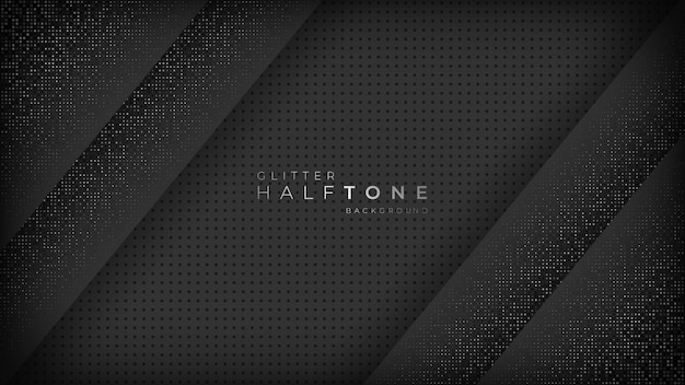 Abstracte achtergrond of patroon met halftone elementen