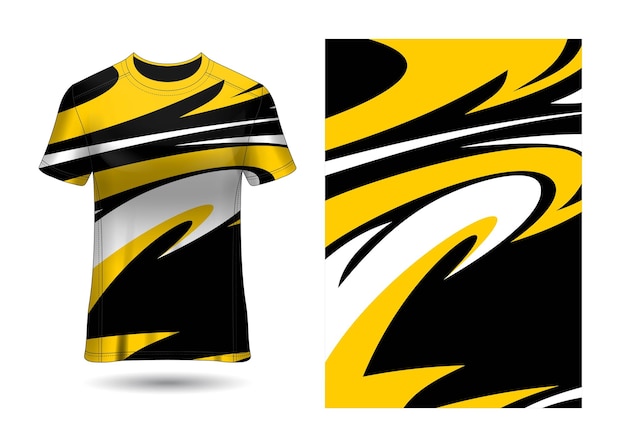 Abstracte achtergrond Racing For Uniform Tshirt Vector