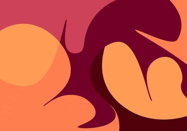 Abstracte achtergrond rood en oranje sjabloonontwerp voor sociale media bannerkaart