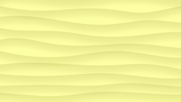 Abstracte achtergrond van golvende lijnen met schaduwen in lichtgele kleuren