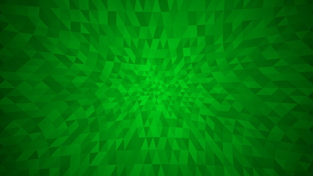 Abstracte achtergrond van kleine driehoekjes in groene kleuren.