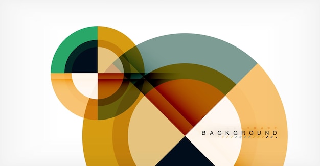 Abstracte achtergrond van vectorcirkel
