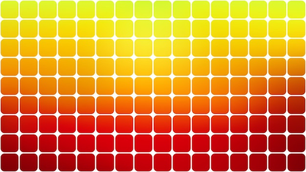 Abstracte achtergrond van vierkanten in rode en gele kleuren