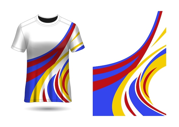 Abstracte achtergrond voor sport jersey vector