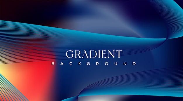 Abstracte achtergrondontwerpvector met gradiënt