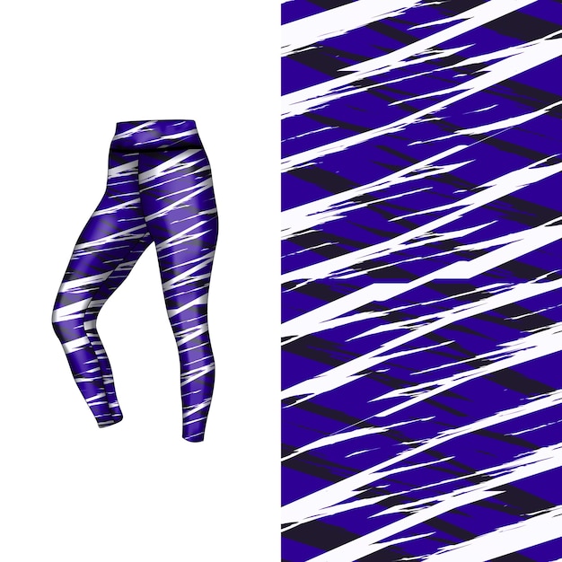 Abstracte achtergrondstijl voor sportleggings