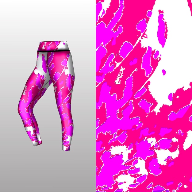 abstracte achtergrondstijl voor sportleggings