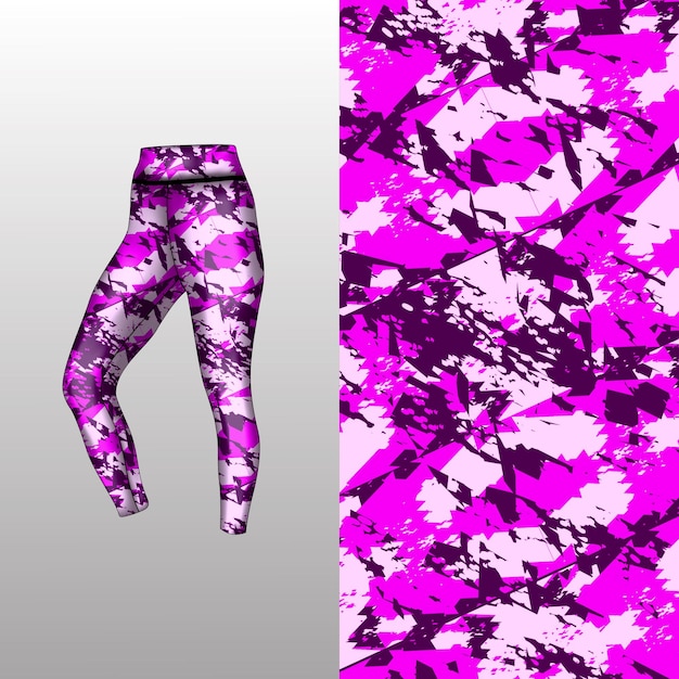 abstracte achtergrondstijl voor sportleggings